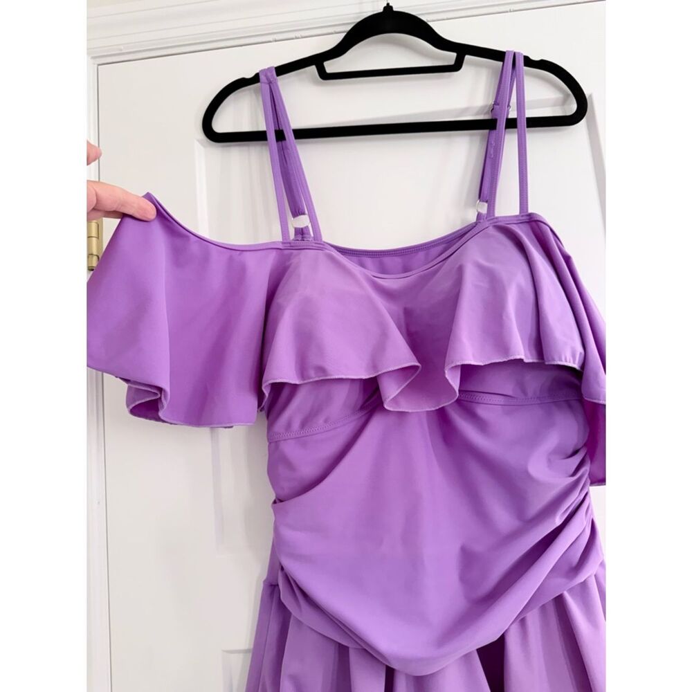 Cocopear One Piece Tummy Control Swim Dress - Picture 8 of 12